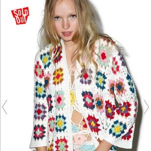So kitsch crochet cardigan